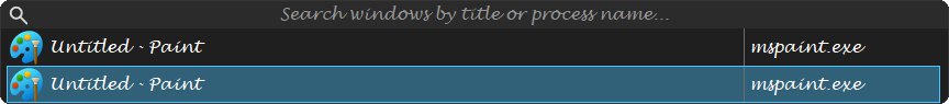 Switching within one application